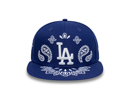 Kappe New Era - MLB Paisley Bandana 59FIFTY - LA Dodgers - Dark Royal
