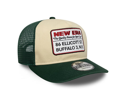 Kappe New Era - Sporty Patch Mesh Golfer 19TWENTY - Cream / Dark Green