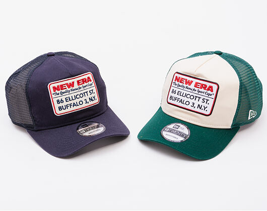 Kappe New Era - Sporty Patch Mesh Golfer 19TWENTY - Cream / Dark Green