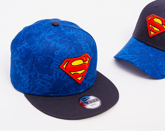 Kinder Kappe New Era - Seasonal Superman 9FIFTY - Azure