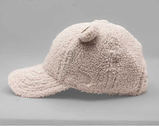 Kinder Kappe New Era - Winter Borg Teddy Fleece Ears 9FORTY - Stone