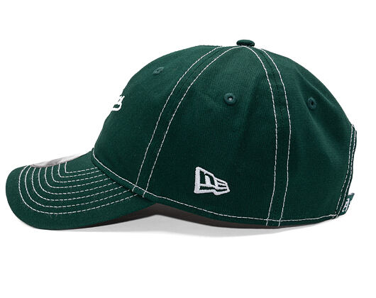 Kappe New Era - MLB Contrast Stitch 9TWENTY - Oakland Athletics - Dark Green / White