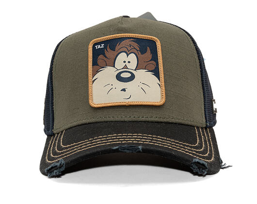 Kappe Capslab - Looney Tunes Trucker - Distress Taz - Black /Brown