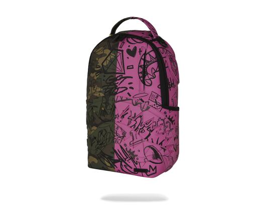 Rucksack Sprayground - Split Pink And Camo Dlx Backpack