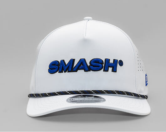 Basecap New Era - LIV Golf 9FORTY M-CROWN Perforated Rope - Smash - White