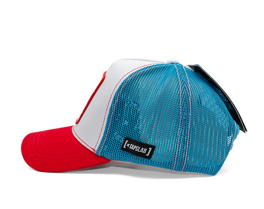 Kappe Capslab - Smurfs Trucker - Papa - Red / Blue