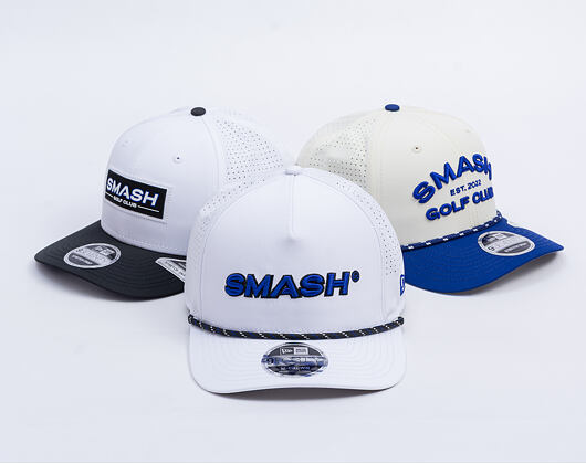Basecap New Era - LIV Golf 9FORTY M-CROWN Perforated Rope - Smash - White