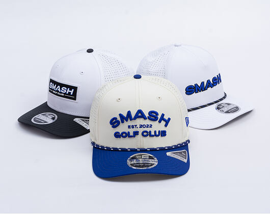 Basecap New Era - LIV Golf 9SEVENTY Stretch-Snap Wordmark - Smash - Cream