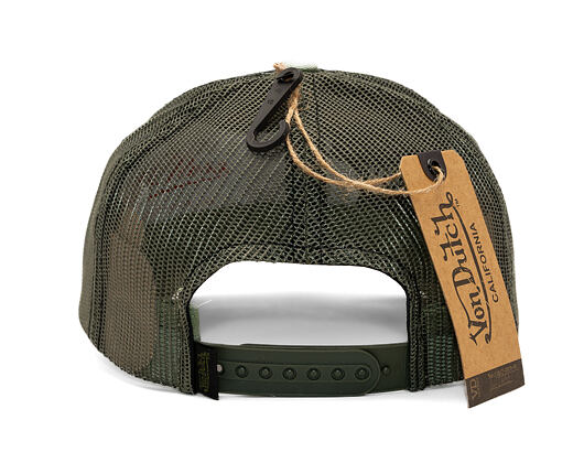 Kappe Von Dutch - Trucker - Classic Logo - Black/Green