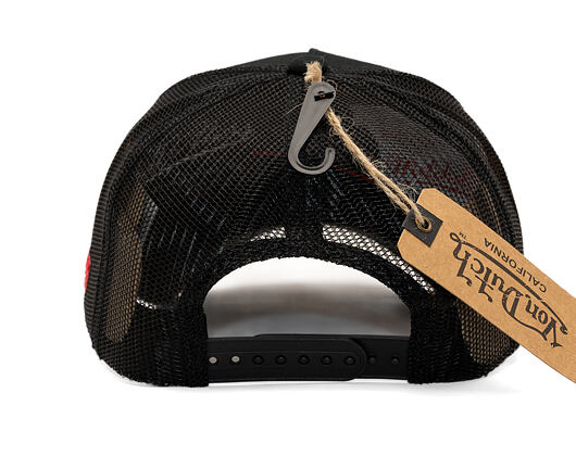 Kappe Von Dutch - Flying Eyeball Keep An Eye Out Trucker - Black