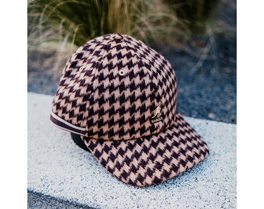 Kangol - Block Zig Baseball Cap - Brown