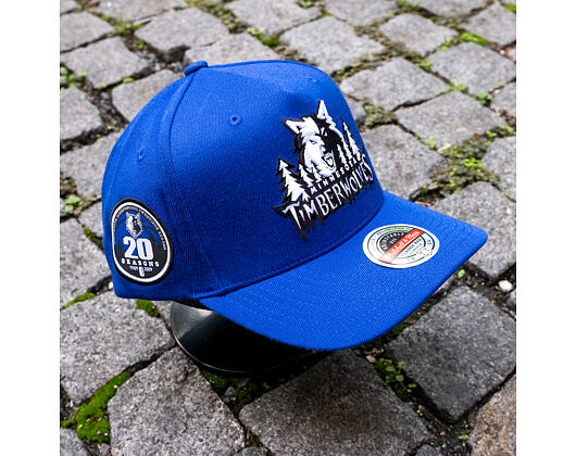 Kappe Mitchell & Ness - Coldwal Classic Red  - Minnesota Timberwolves - Royal Blue