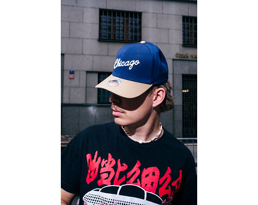 Kappe Mitchell & Ness - Sand Storm Classic Red - Chicago Bulls - Navy/Sand