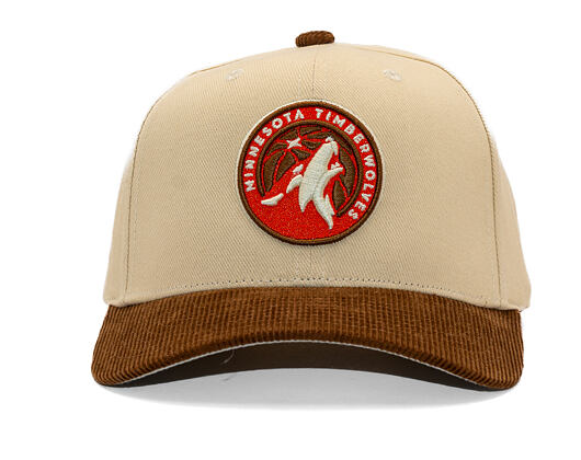 Kappe Mitchell & Ness - Tawny Pro Crown - Minnesota Timberwolves - Sand/Brown