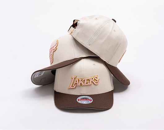 Kappe Mitchell & Ness - Blush Sand Classic Red - LA Lakers - Sand/Brown