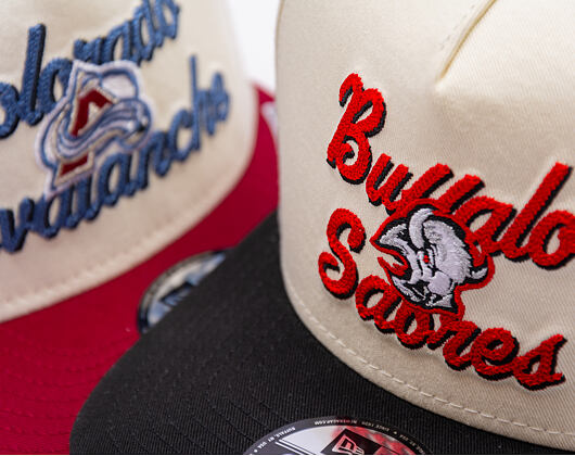 Basecap New Era - NHL Chainstitch 9FIFTY A-Frame - Buffalo Sabres - Chrome White