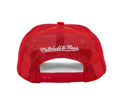 Kappe Mitchell & Ness - NHL Vintage Block Trucker - Detroit Red Wings - Cream