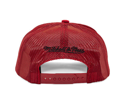 Kappe Mitchell & Ness - NBA Vintage Block Trucker - Miami Heat - Cream