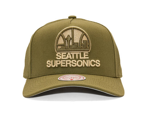 Kappe Mitchell & Ness - NBA Fashion Basic Pro HWC - Seattle Supersonics - Olive