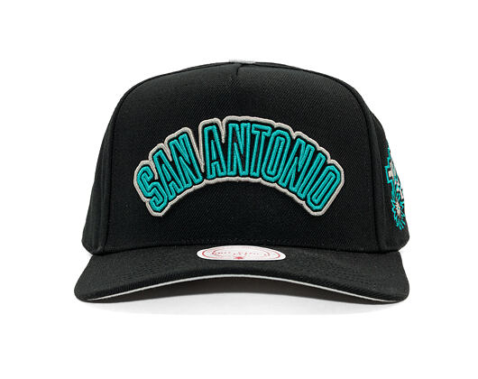 Kappe Mitchell & Ness - NBA Class Act Pro HWC - San Antonio Spurs - Black