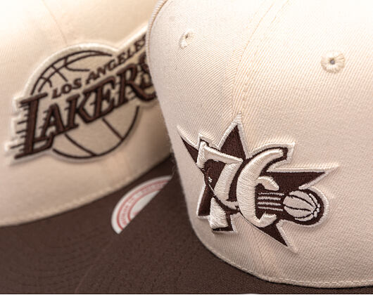 Kappe Mitchell & Ness - NBA Fashion Basic 2T HWC - Philadelphia 76Ers - Cream