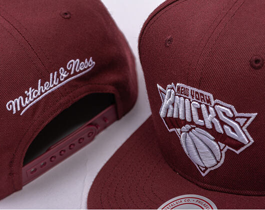 Kappe Mitchell & Ness - NBA Fashion Basic Snapback - New York Knicks - Dark Purple