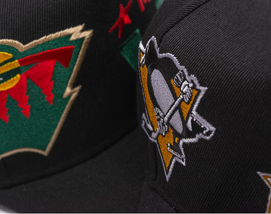 Kappe Mitchell & Ness - NHL Busted Pro - Pittsburgh Penguins - Black