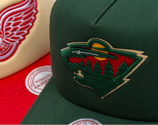Kappe Mitchell & Ness - NHL Evergreen Trucker Wild - Minnesota Wild - Green