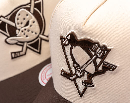 Kappe Mitchell & Ness - NHL Fashion Basic 2T Pro - Pittsburgh Penguins - Cream