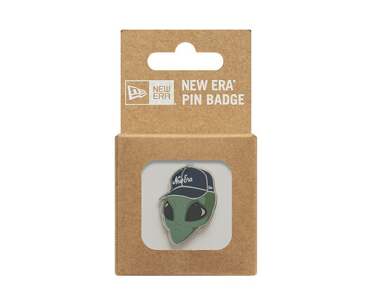 Brosche New Era - Branded Cap Pin - Alien - Silver