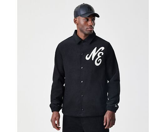 Jacke New Era - Branded Cord Coach Jacket - Black