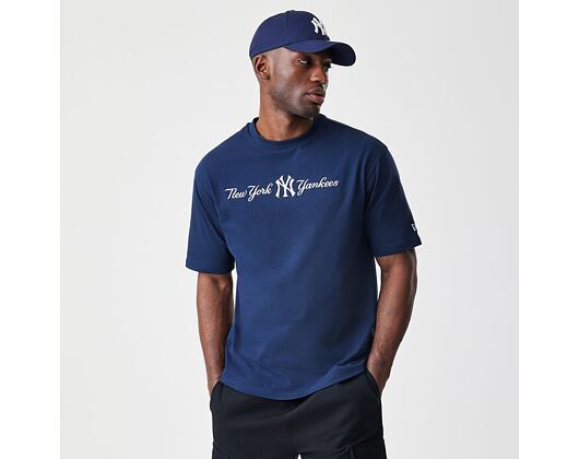 T-Shirt New Era - MLB Graphic Oversized Tee - NY Yankees - Navy