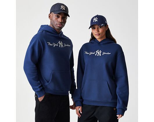 Pullover New Era - MLB Graphic Oversized Hoody - NY Yankees - Navy