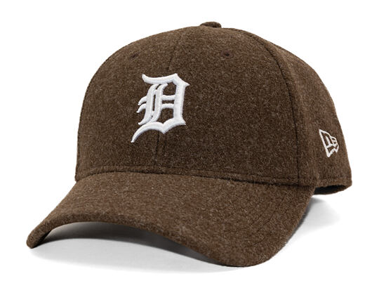 Kappe New Era - MLB Melton Wool 9FORTY - Detroit Tigers - Brown / White