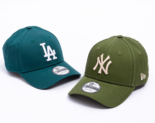 Kappe New Era - MLB Essential 9FORTY - NY Yankees - Rifle Green / Stone