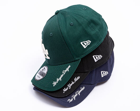 Kappe New Era - MLB Visor Script 9FORTY - LA Dodgers - Dark Green