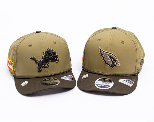 Kappe New Era - NFL25 "Salute to Service" - 9SEVENTY Stretch-Snap - Detroit Lions 