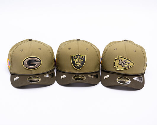 Kappe New Era - NFL25 "Salute to Service" - 9SEVENTY Stretch-Snap - Kansas City Chiefs 