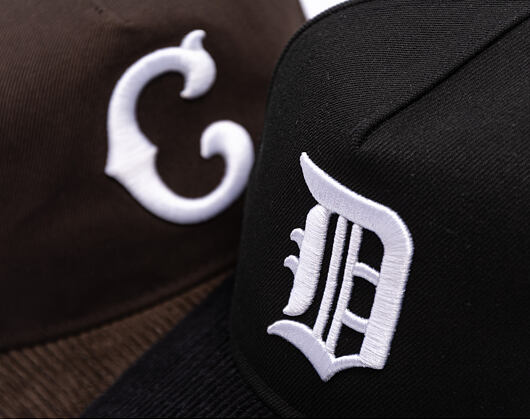 Kappe New Era - MLB Retro Cord Cooperstown 19TWENTY - Detroit Tigers - Black