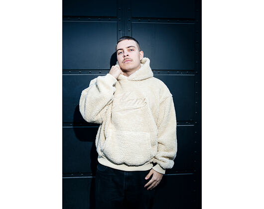 Sweatshirt Karl Kani - Cursive Varsity Teddy Os Hoodie