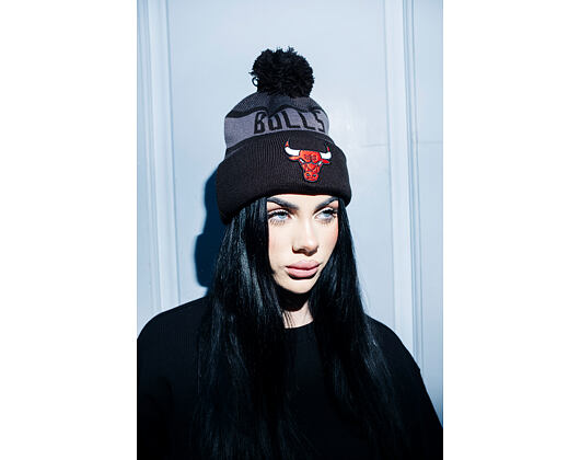 Mütze New Era - Knit Medium NBA Jake Cuff Beanie - Chicago Bulls - Grey