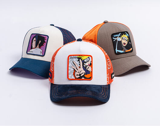 Kappe Capslab Trucker Capslab X Naruto Uzumaki Navy/White/Orange
