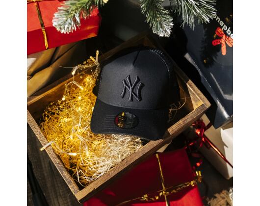 Kappe New Era - MLB Clean 9FORTY Trucker - NY Yankees - Black