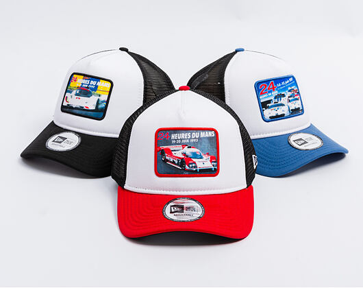 Kappe New Era - LE MANS 9FORTY A-Frame Trucker Patch - Scarlet