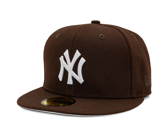 Kappe New Era - MLB Seasonal 59FIFTY - NY Yankees - Burnt Wood - Brown