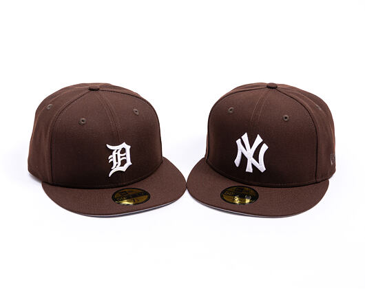 Kappe New Era - MLB Seasonal 59FIFTY - Detroit Tigers - Burnt Wood - Brown