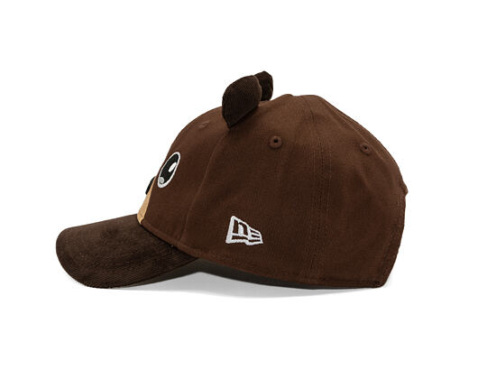 Kinder Kappe New Era - Branded Cord Ears 9FORTY - Chestnut Brown