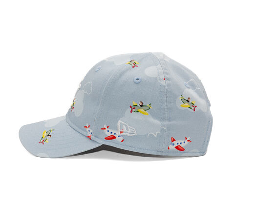 Kinder Kappe New Era - MLB Plane All Over 9FORTY - NY Yankees - Sky Blue