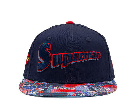 Kinder Kappe New Era - Warner Bros DC Universe 9FIFTY - Superman - Navy