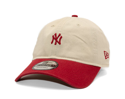 Kappe New Era - MLB Mini Logo 9TWENTY - NY Yankees - Cream